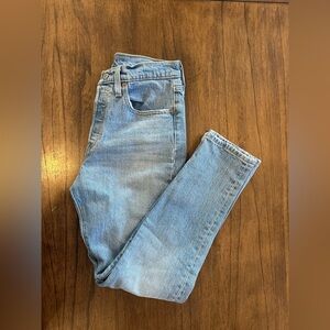 Levi’s 501S Skinny Button Fly Jeans Women’s W27 L28 Light Wash